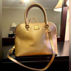 Michael Kors Gold Handbag